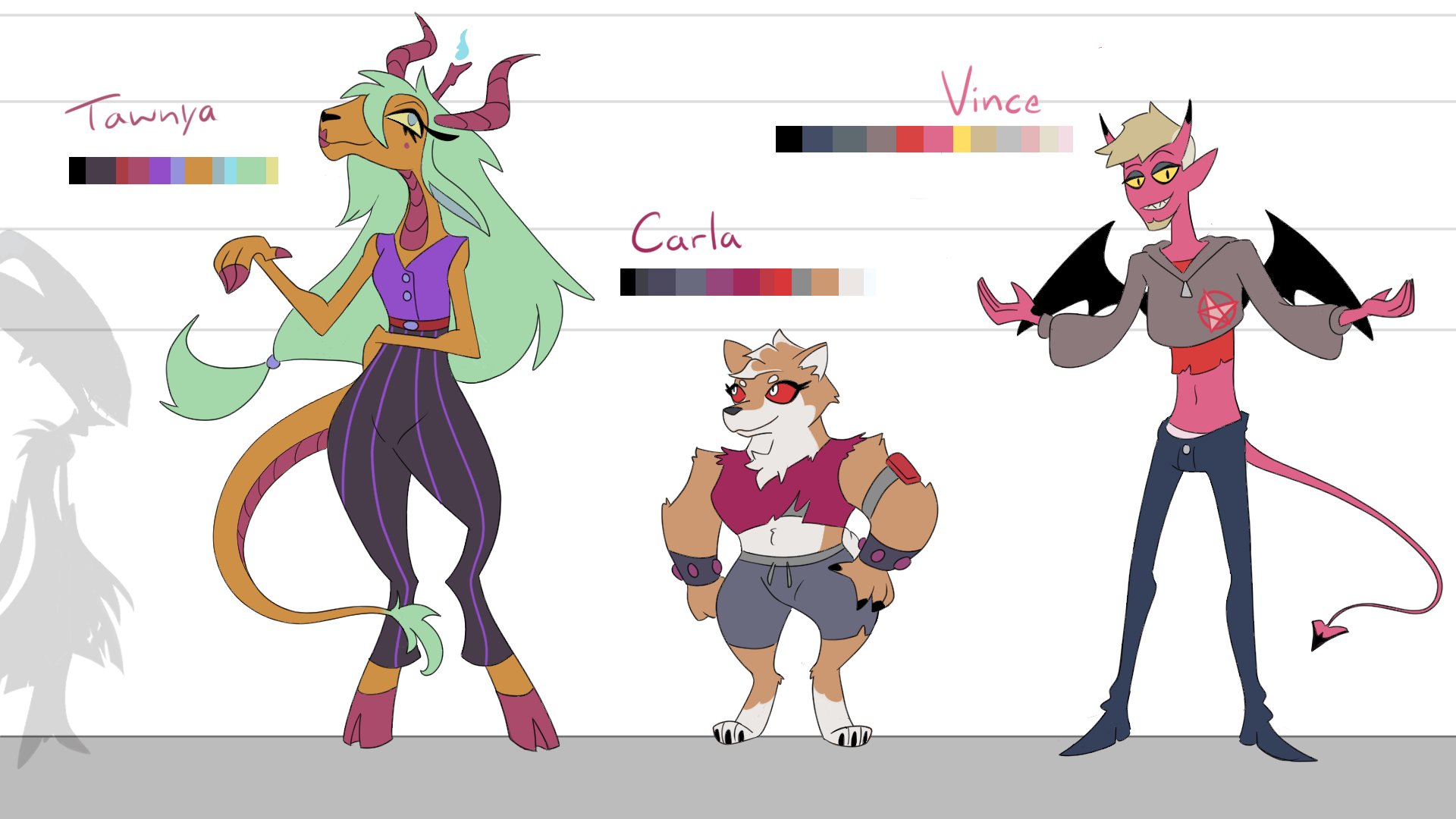 Character Designs — Angled Art